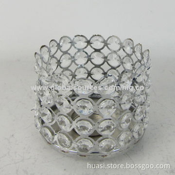 Crystal Candle Holder, Suitable for Indoor LightingNew